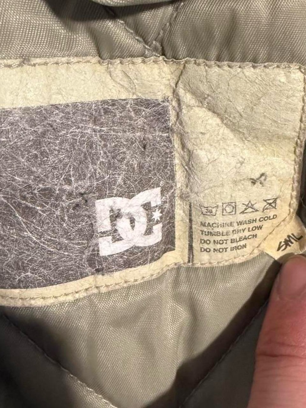 Y2K DC Shoes Utility Parka Quilted Lined Jacket - Picture 5 of 5
